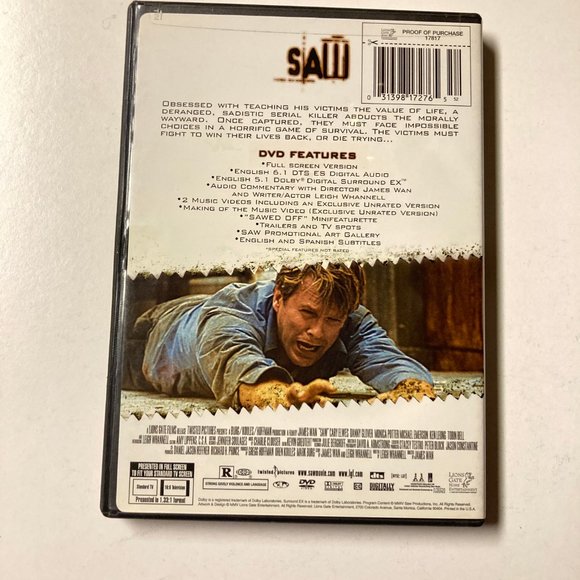 SAW & SAW II Movie DVDs - Picture 3 of 10